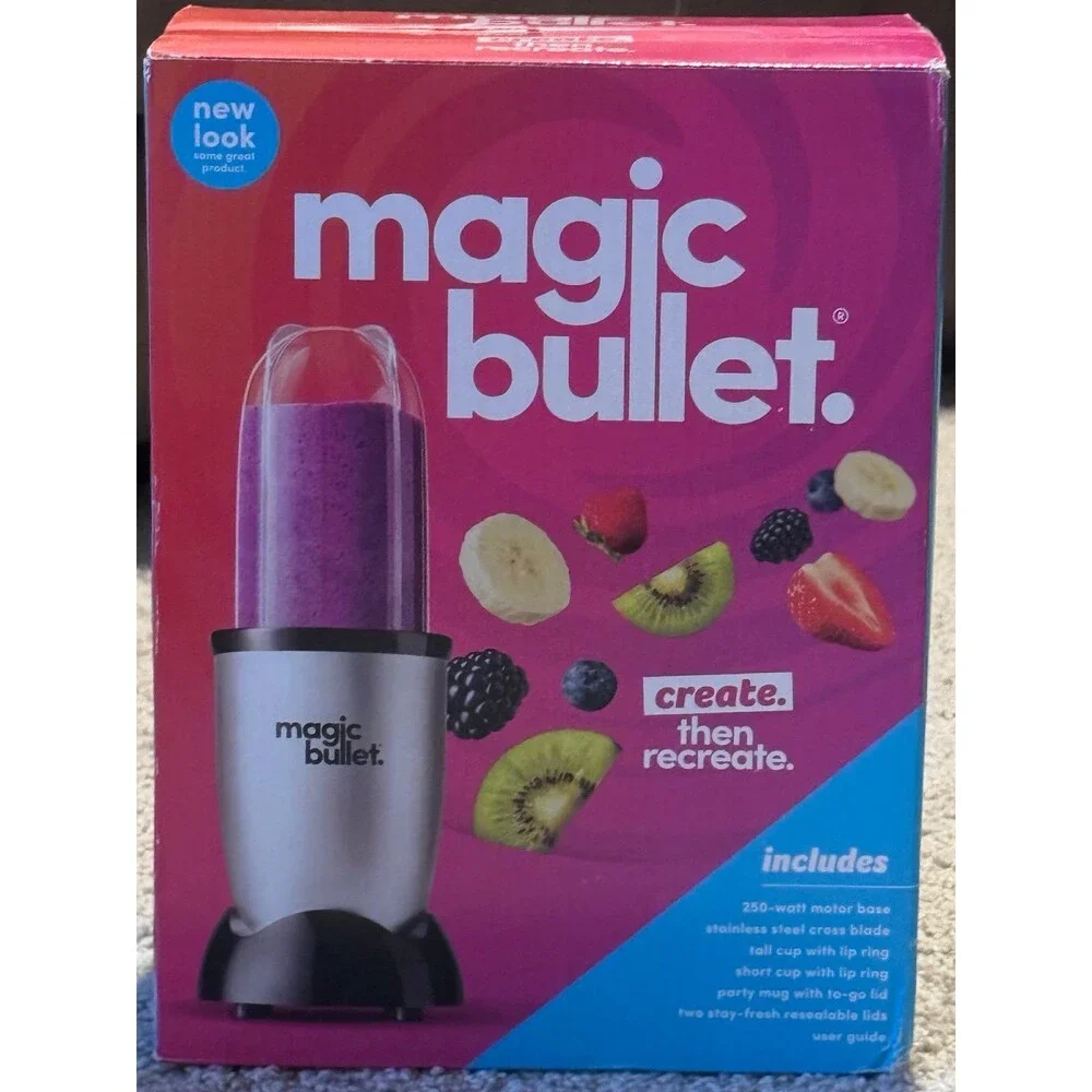 Magic Bullet Brand Blender, Mix/Chop/Pulse/Whip, Kitchenware/Small Appliances